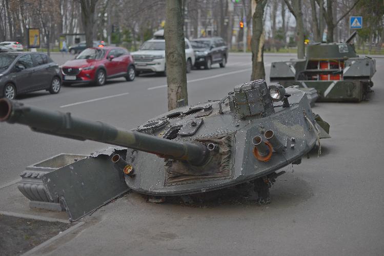 Знищена російська техніка в Києві уничтоженная российская техника в киеве Destroyed Russian equipment in Kyiv