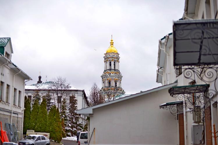 Киево-Печерская лавра, фото лаврской колокольни photo of the Lavra bell tower